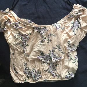 Floral crop top